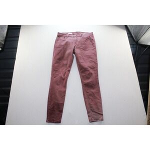 Gap Jeans 1969 Legging Jean Modern Womens 31x27 Burgundy Denim